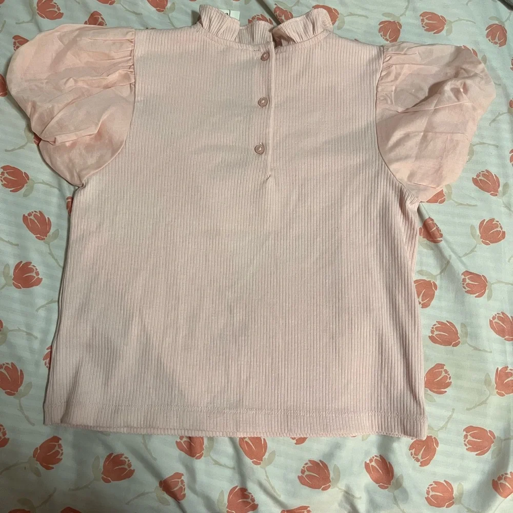 Janie and Jack Puff Sleeve Top - Picture 2 of 2
